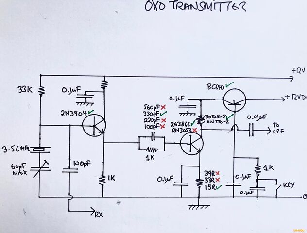 >>> "OXO" TX, спроектированный Джорджем Бертом, GM3OXX, является популярным домашним проектом среди QRPers. Люди говорят о том, как построит